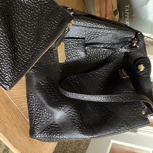 Black Burberry shoulder bag